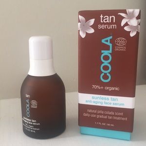 Coola face tanning serum organic face tanner